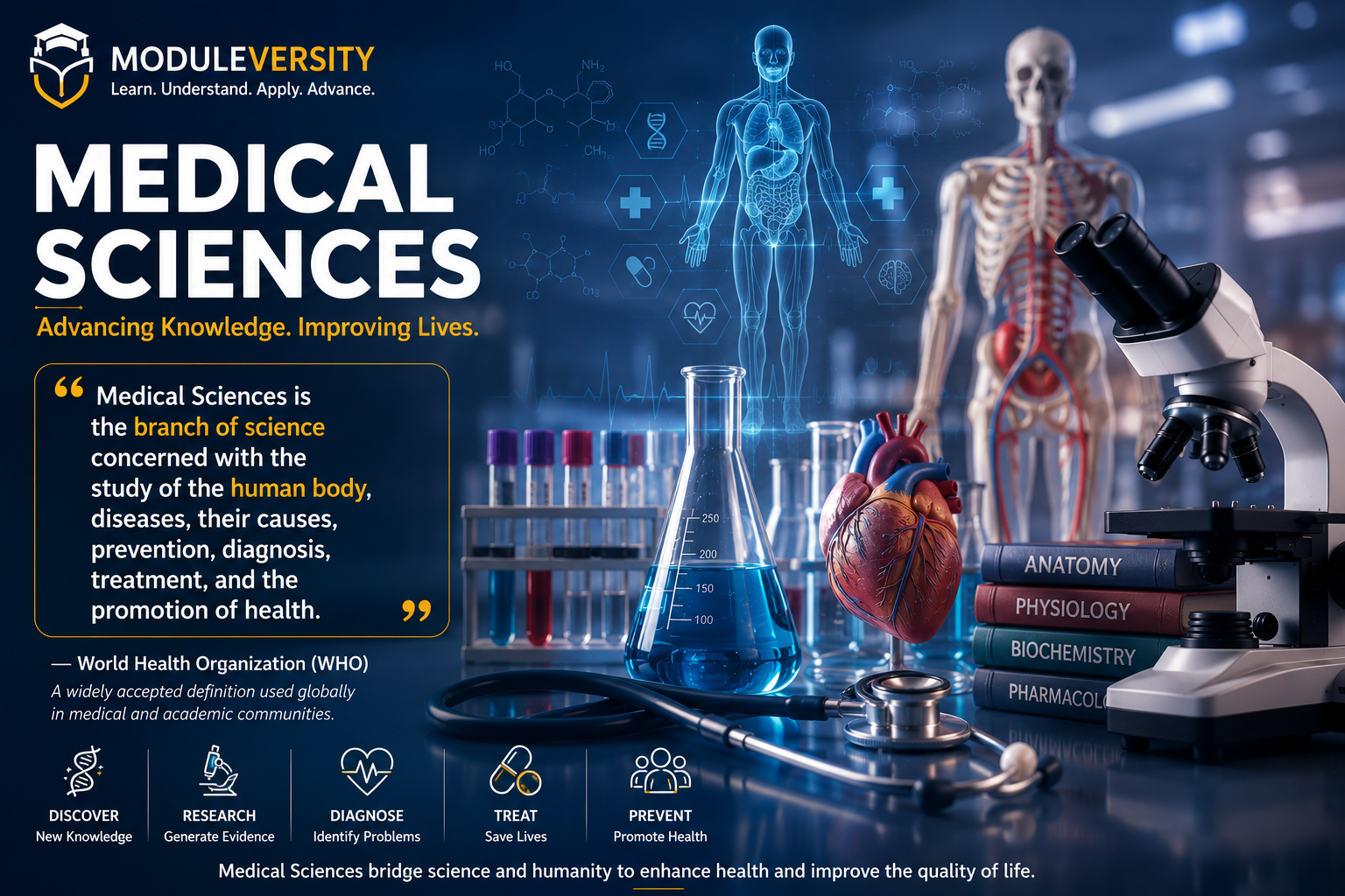moduleversity medical science landing page