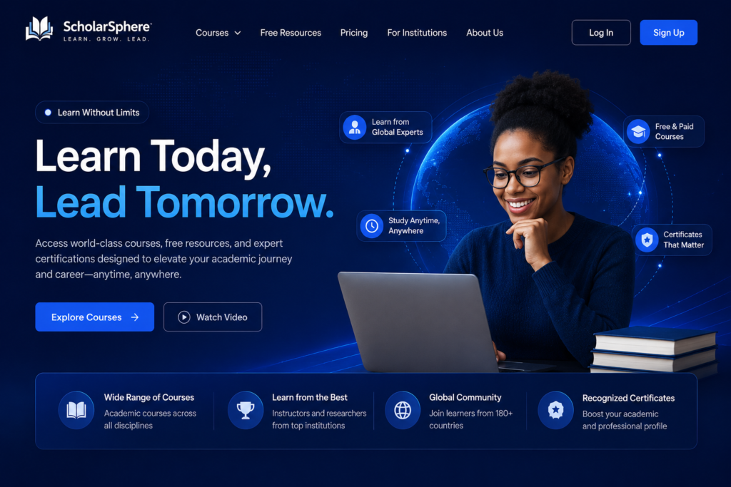 Moduleversity landing page for about us